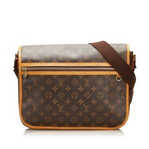 Monogram Messenger Bosphore GM Crossbody  Brown PVC Leather